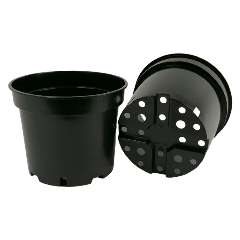 Горшок 5л Д22 В17,5 ЛИТОЙ ТВЕРДЫЙ КР (Амина)(100шт) 