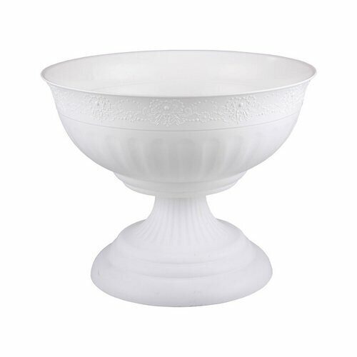 Вазон Венеция 17л белый М3128 (Альтерн)(5шт)