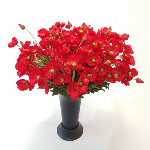 Цветы Маки красные SBRK/122 50см мелкие (Сиб Сад)(48шт) 