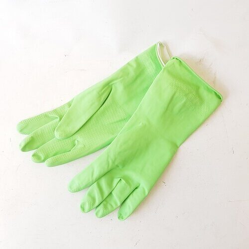 Перчатки резиновые хоз в ассортементе (12шт) (Сиб Сад)