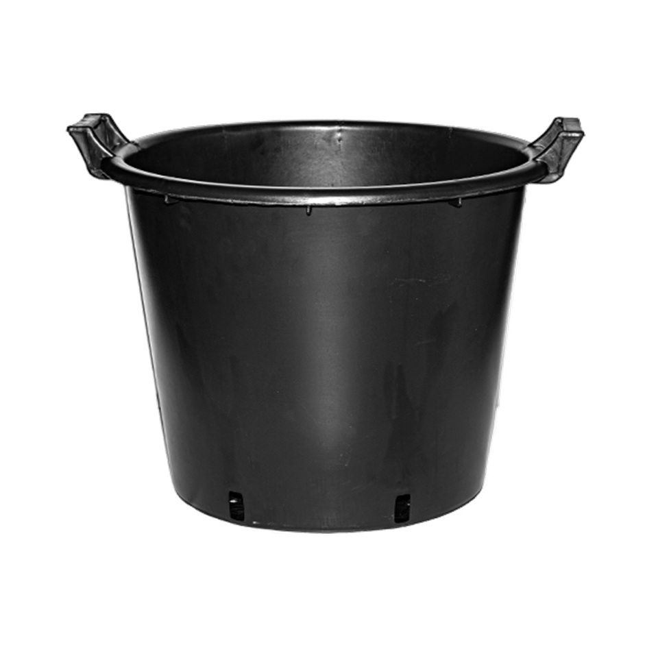 Горшок 50л Д50 В41 ЛИТОЙ ТВЕРДЫЙ С РУЧКАМИ И БОРТОМ КР (АМИНА)(120шт)