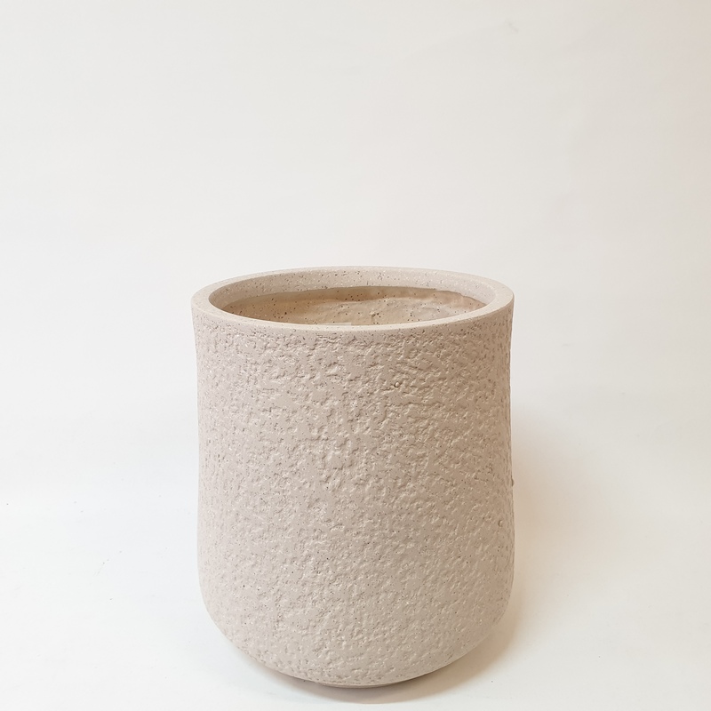 Горшок SB9545-3 бежевый 25*29,5 полистоун (Сиб Сад)