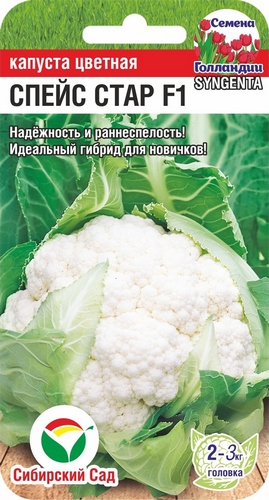 Капуста цветная Спейс Стар F1 10шт (Сиб Сад)
