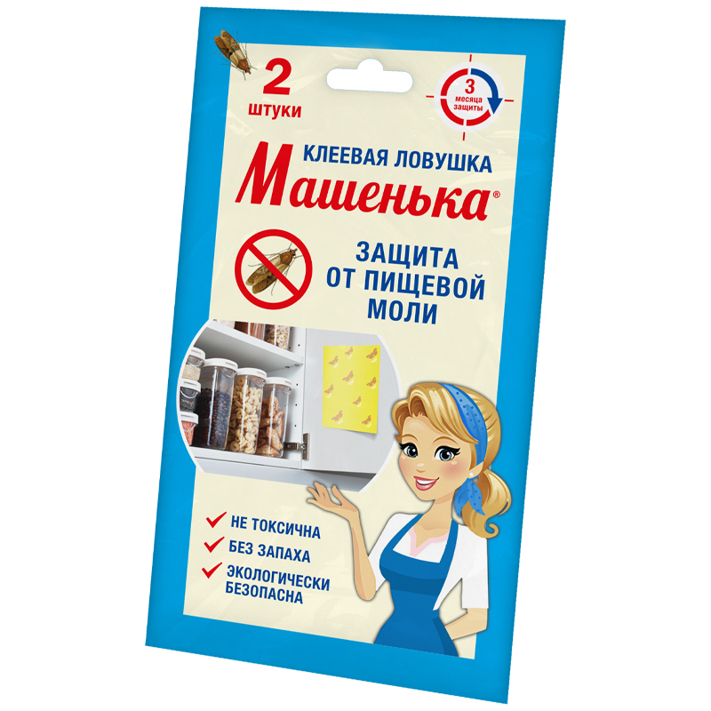 Ловушка клеевая Машенька от пищевой моли (КапиталПрок)(24шт)