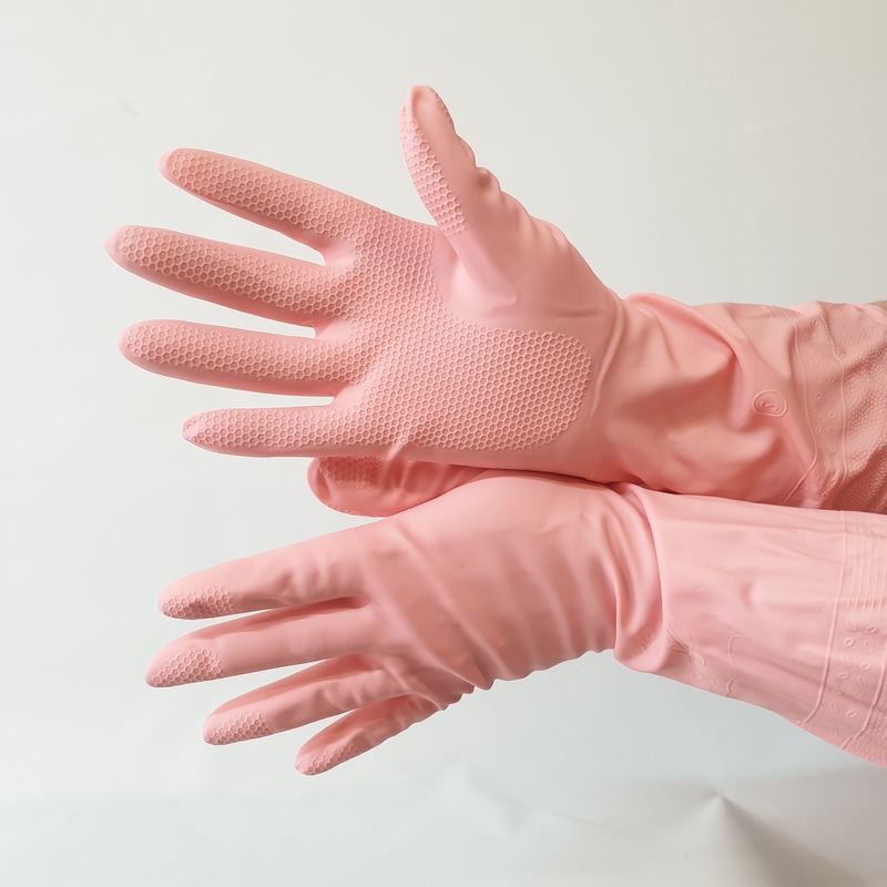 Перчатки SBO-275 резиновые хозяйственные S (Сиб Сад)(12шт) 