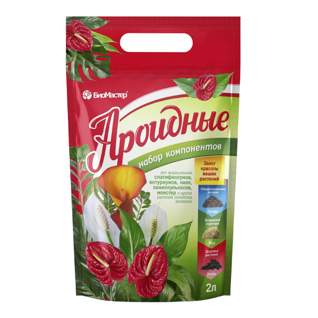 Грунт 2л Ароидные набор компонентов (БиоМастер)(15шт)(540шт)