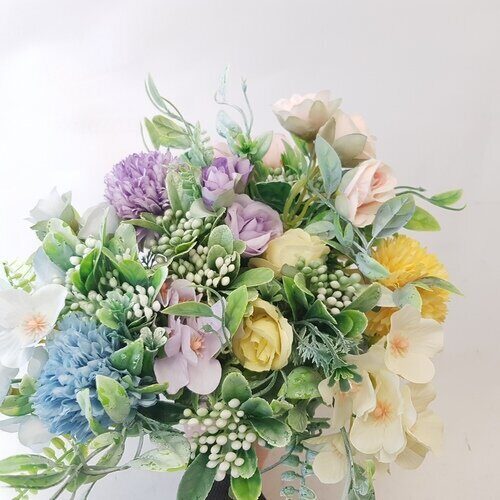 Цветы SB93-6 30см асорт. (Сиб Сад)