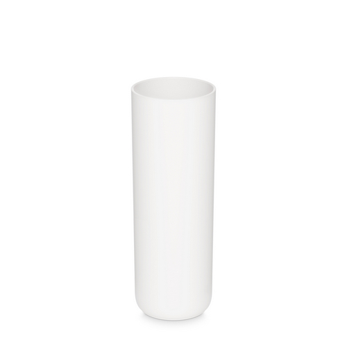 Ваза белая для цветов Д90 В255см (Альтерн)(12шт)