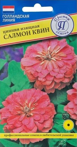 Цинния Салмон Квин однолетник 10шт (Престиж)