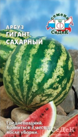 Арбуз Гигант Сахарный 1г (Седек)