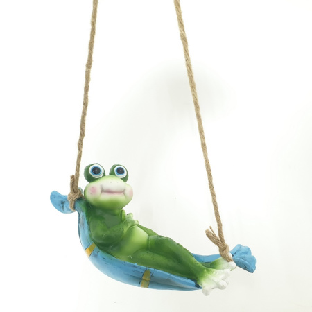 Садовая фигура Лягушонок в гамаке SBDSD4 (Сиб Сад)(16шт)